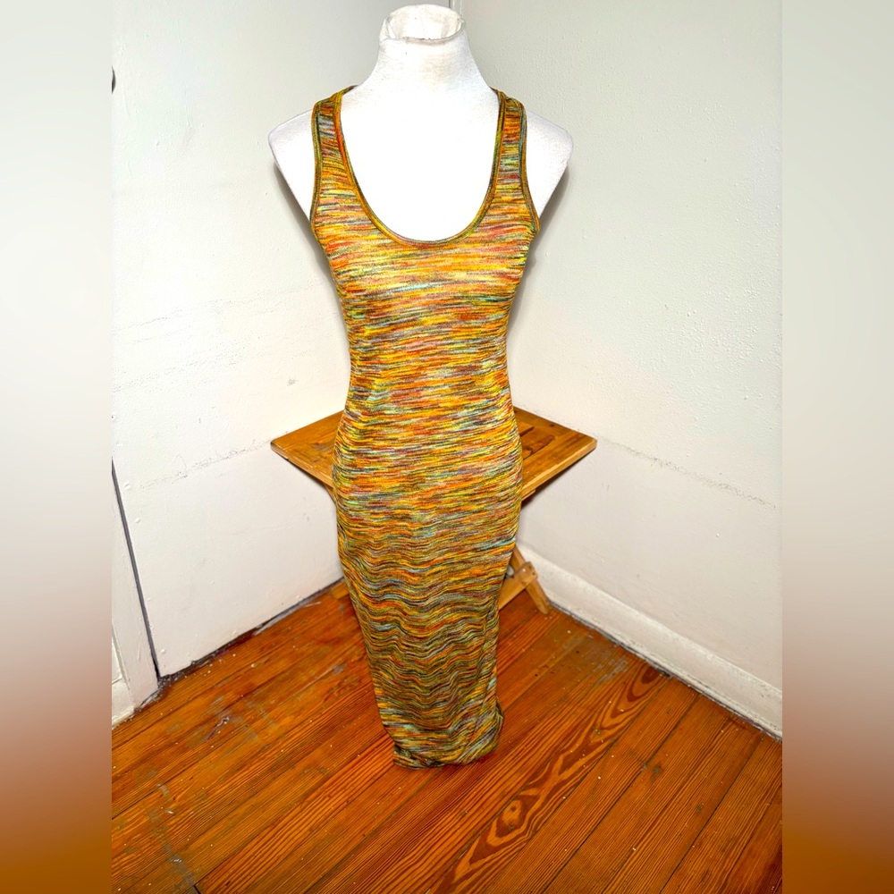 Love by Chesley Space Dye Racerback Maxi Dress